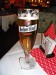 Pivo v Berlínské restauraci Don Giovanni (3 EUR)